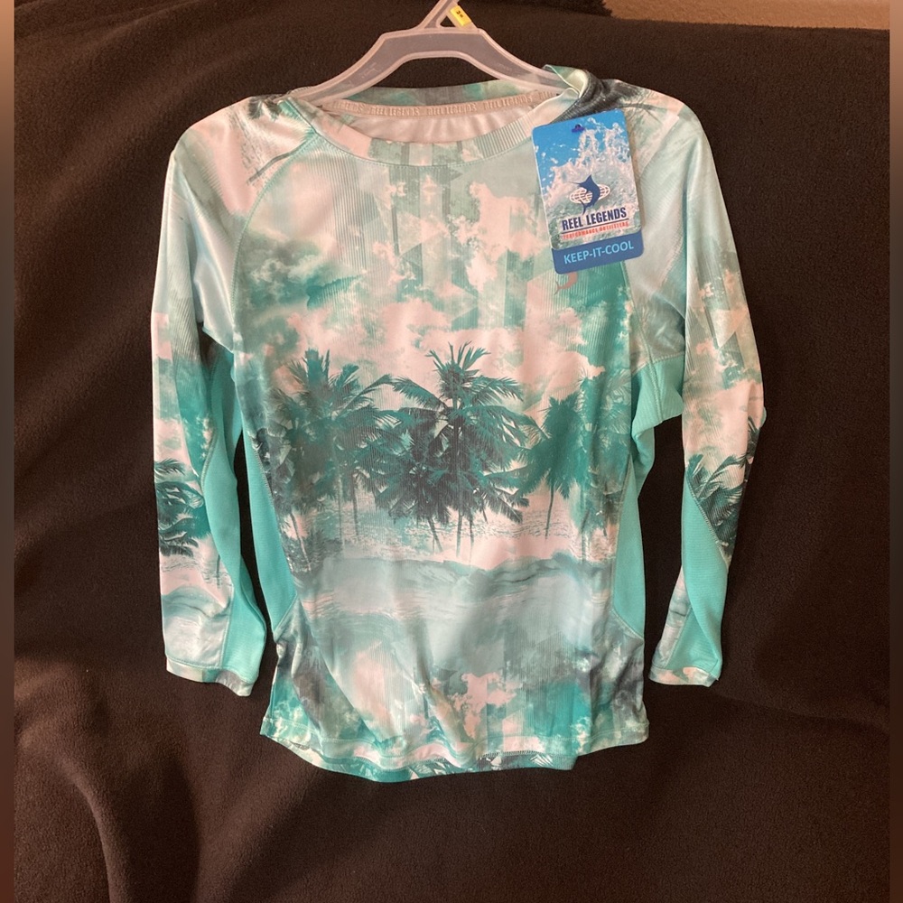 NEW REEL LEGENDS BOYS SUN SHIRT